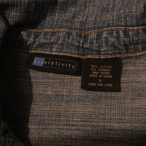 Relativity xl Jean jacket - Picture 6 of 7